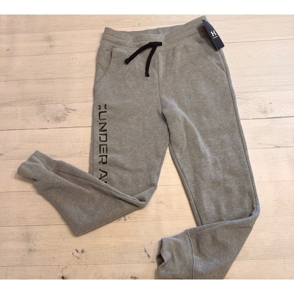 Under‎ armour girls grey joggers youth small NEW